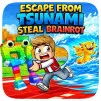 Escape from Tsunami Steal Brainrot 
